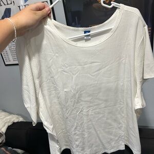 Casual White Women's Top